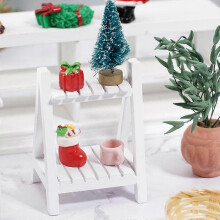 (As show, One size) 1:12 Dollhouse Miniature Stand for Garden/Living Room/Kitchen/Study Room