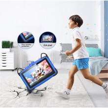 7" 1+8GB Android Kids Tablet for Learning & Gaming pink