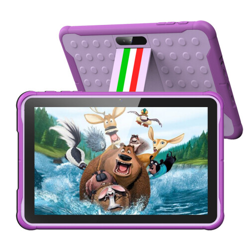 10.1" Kids Tablet 2+32GB, Drop-Proof Case, Bluetooth, IPS Screen