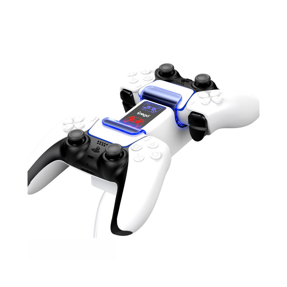 Ps5 Dual Controller Charging Dock With Light