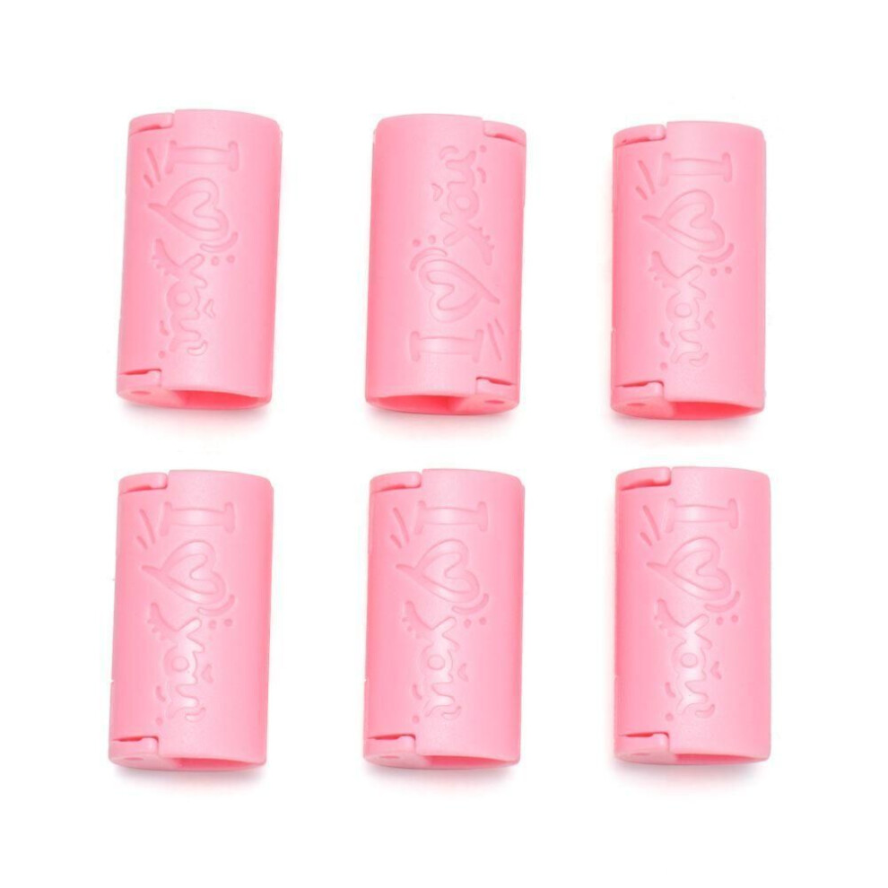 (pink) 6pcs Invisible Mattress Buckle Clamp Non-slip Quilt Bed Cover Sheet Holder Sheet Clips Bed Pegs