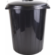 High Quality - 25L Garden Waste Rubbish Dust Bin with Locking Lid