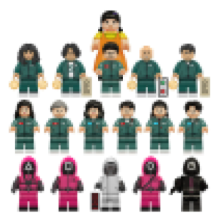17PCS Anime Collect Children Blocks MiniFigures Toys Fit Lego