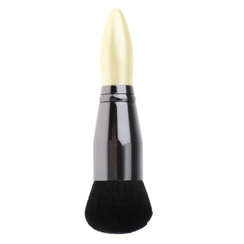 (White, One size) Mini Makeup Powder Brush Cosmetics Tools Multi Color Brush  White 2