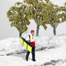 (A, One size) 1:64 Scale Miniature Model Figures Scenery Diorama Sand Table Ornament for Matchbox , A