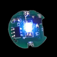 (Red, One size) Plastic LED Magnetron Switch Light Module for Gundam Model Kits - green