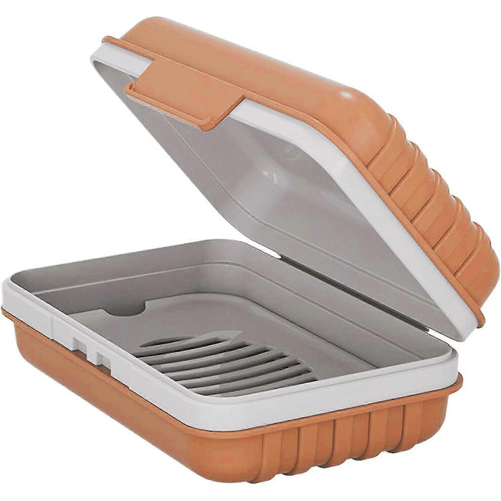 (As show, One size) Travel Soap Box,Soap Bar Holder with Lid,Portable Travel Soap Box,Leak Proof Soap Box,Travel,Camping,Outdoor,Gym,Bathroom Soap Box-image-OPC-PHSQNXJ-NEW