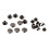 (As show, One size) 10 Sets Binding Posts Chicago Rivets Interscrew Scrapbooking Bookbinding 3