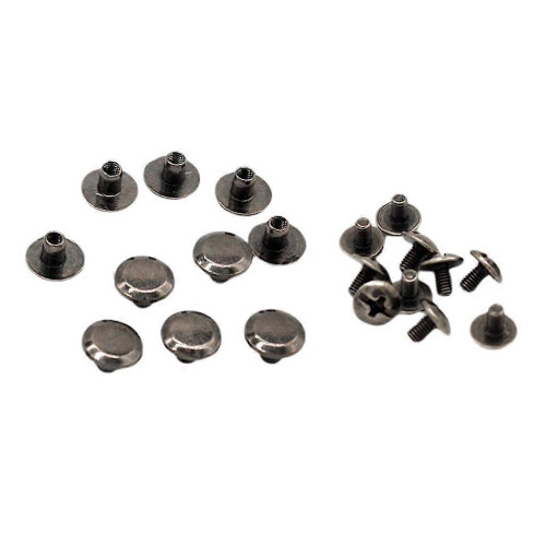 (As show, One size) 10 Sets Binding Posts Chicago Rivets Interscrew Scrapbooking Bookbinding 2