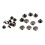 (As show, One size) 10 Sets Binding Posts Chicago Rivets Interscrew Scrapbooking Bookbinding 2