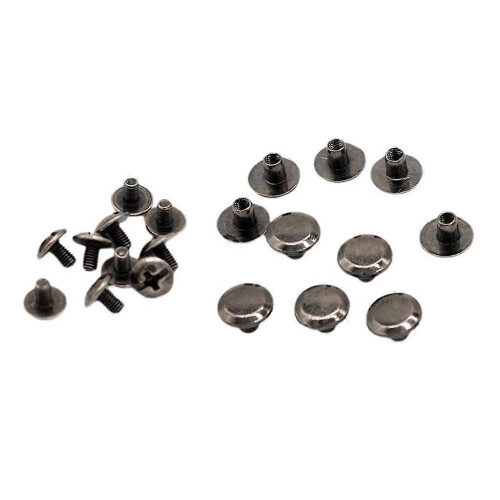 (As show, One size) 10 Sets Binding Posts Chicago Rivets Interscrew Scrapbooking Bookbinding 1