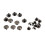 (As show, One size) 10 Sets Binding Posts Chicago Rivets Interscrew Scrapbooking Bookbinding 4