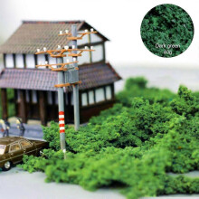(Light Green 70g, One size) Tree Powder Scene Making Material Green Plant Tufted for Sand Table Models Building Models - Light Green 70g