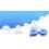 (As show, One size) 2pcs swimming arm float bluecourtyard garden 4