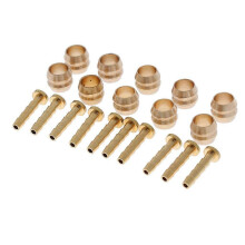 (As show, One size) 10 Pairs Bicycle Bike Olive Insert Connector for BH59 Hydraulic Disc Brake Hose, CNC Machined