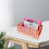 (yellow, One size) Plastic Storage Basket Folding Multifunctional Mini Box Organization for Desktop - green 5