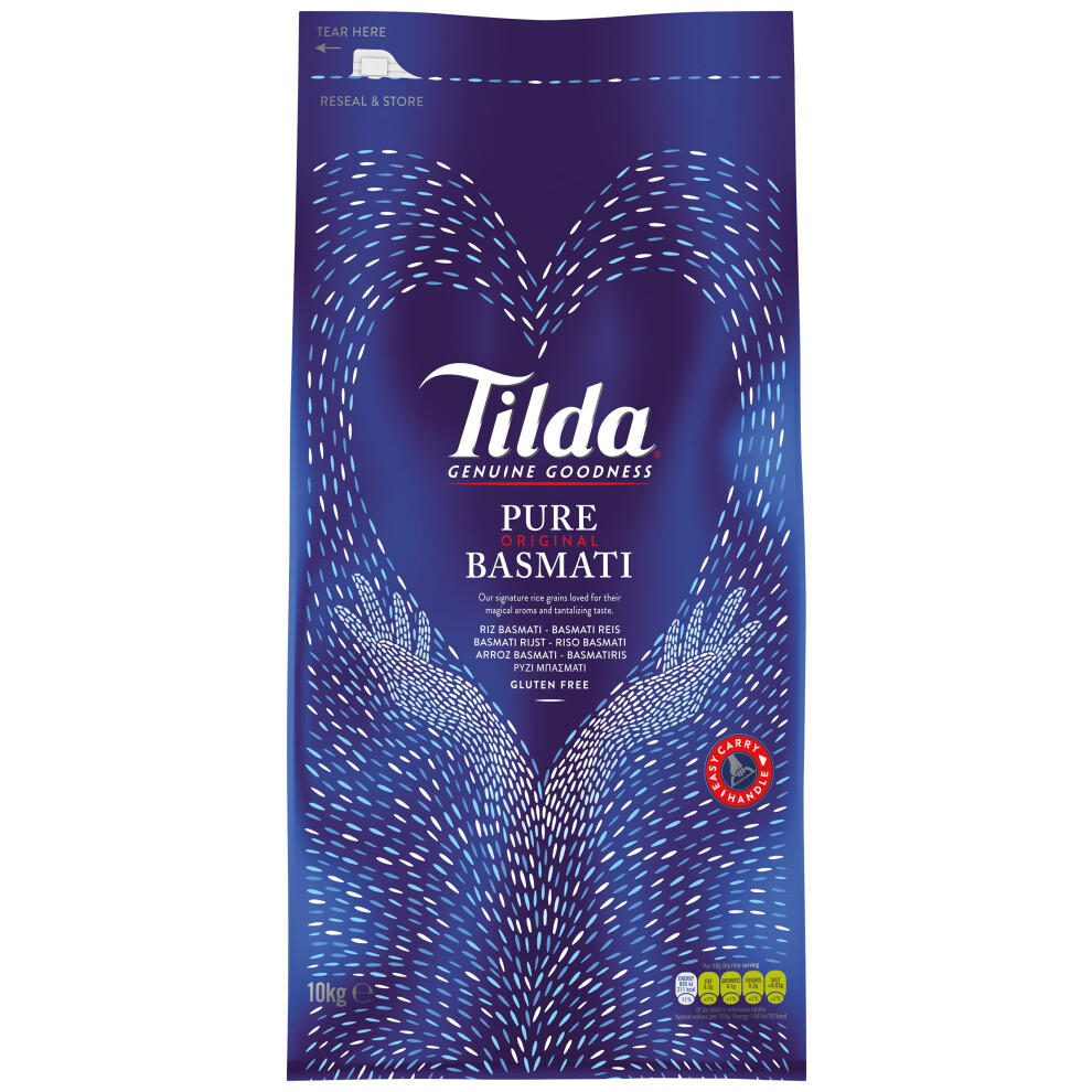 Tilda Pure Basmati Rice, 10Kg