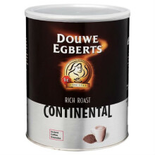 Douwe Egberts Rich Roast Continental Instant Coffee Granules 750G x Case of 6