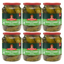 Mrs Elswood Whole Sweet Cucumbers - Passover (670g) - Pack of 6