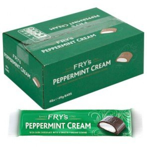 Fry's Peppermint Cream Chocolate 49g x 48 Bars Trade CASE
