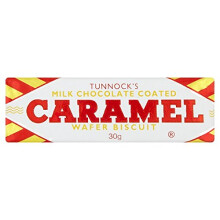 Tunnock's Milk Chocolate Coated Caramel Wafer Biscuits 48 x 30g (Pack of 288 x 30g)