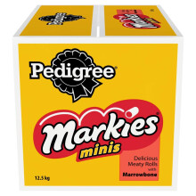 Pedigree Markies Biscuits Dog Treats, Filled Rolls with Marrowbone, 1 Box (1 x 12.5 kg)