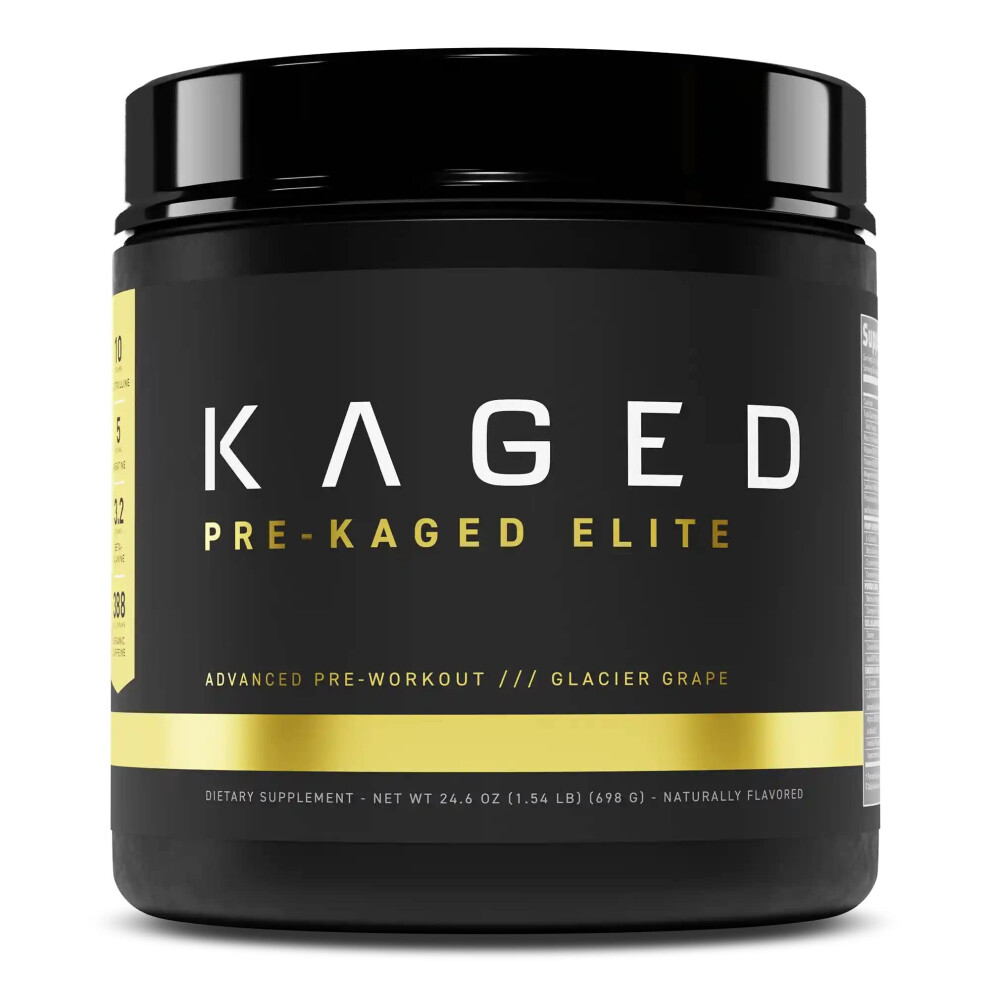 Kaged Pre Workout Powder; Pre- Elite Preworkout For Men & Women, High Stimulant For Workout Energy, Focus & Pumps; Premium L-Citrulline, Beta Alanine,