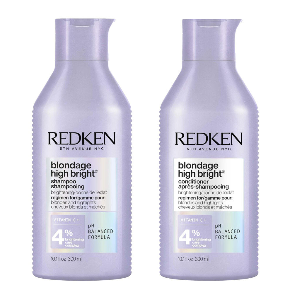Redken DUO Blondage High Bright Shampoo 300ml and Conditioner 300ml