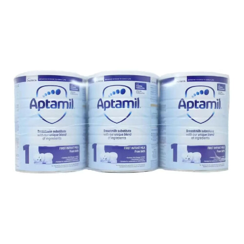 Aptamil Aptamil 1st Milk Powder 3 x 700g, White