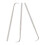 (M, One size) 3 HOOK NEEDLES with HOOK / MICRO SEWING for HAIR EXTENSION - Silver, S 2
