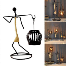 (11x10x22CM, One size) Metal Taper Candle Holders, Candlestick Holders, Tea Light Centerpiece Table Decorative Modern Candlelight Holders for Reception Dinner Ornaments - 17