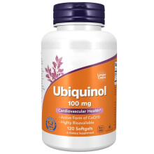 Ubiquinol, 100mg, Coq10, Contains Gelatin, Gluten-Free, Soy-Free, Non-GMO, 120 Softgels