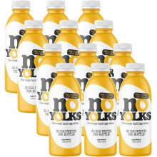 NO YOLKS | 100% British Free Range Liquid Egg Whites | High in Protein, Fat Free, Zero Sugar and Carb Free | 100% Natural | 970ml/1kg (12 Bottles)