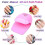(As show, One size) Mini Nail Dryer - Pinkmake up 5