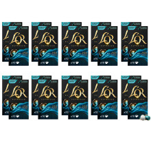 L?OR Espresso Coffee Papua New Guinea Intensity 7 ? Compatible with Nespresso?* Capsules (20 Packs of 10 pods)