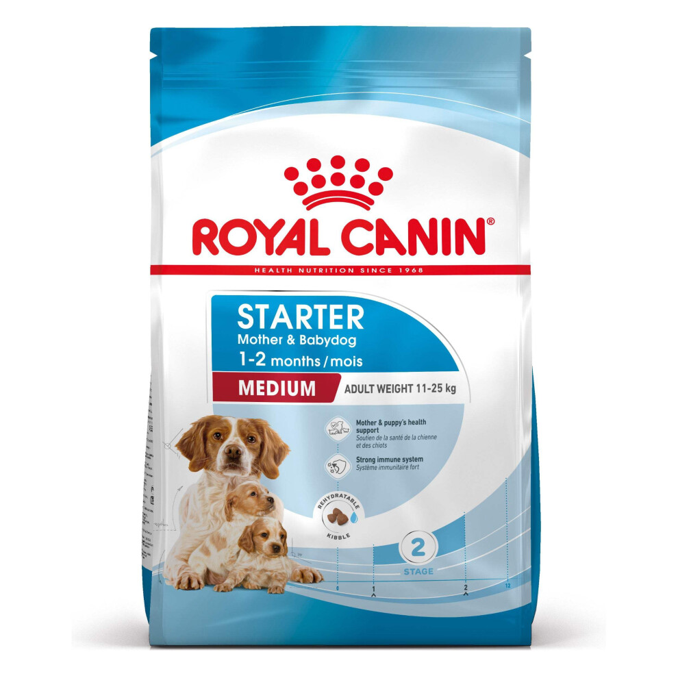 Royal Canin Medium Starter Mother & Babydog Dry Food 15Kg