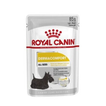 Royal Canin Dermacomfort Wet Pouches Adult Dog Food 85g (Pack of 48)