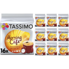 Tassimo Morning Caf? Coffee Pods x16 (Pack of 10, Total 160 Drinks)