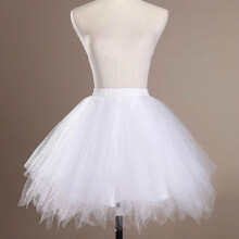 (White) Women Adult Lady Tutu Tulle Skirt Fancy Skirt Dress Up Party Dancing Dress Hot