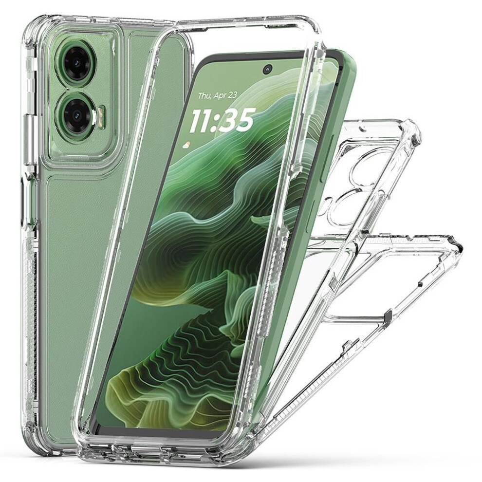 For Motorola Moto G35 5g Case Anti Scratch Acrylic Tpu Clear Phone Cover