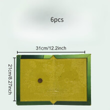 Planches De Piégeage D'insectes, Tapis Et Pièges De Contrôle Adhésifs Forts, Adaptés Au Potager Intérieur Et Extérieur Non Toxique