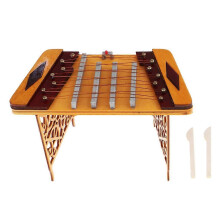 (As show, One size) 1/6 Simulation Chinese Dulcimer Craft for 12'' BBI DID DAM Action Figure Toy