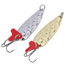 (As show, One size) Pack of 2 Fishing Tackle Metal Spoon Lure Baits Crankbaits Lures Hook