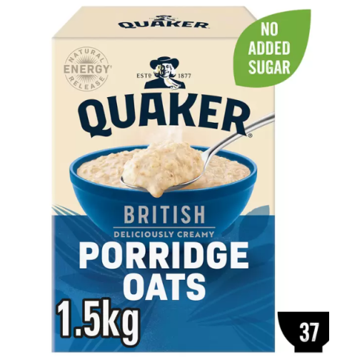 Quaker 100% Wholegrain Rolled Oats 1.5Kg