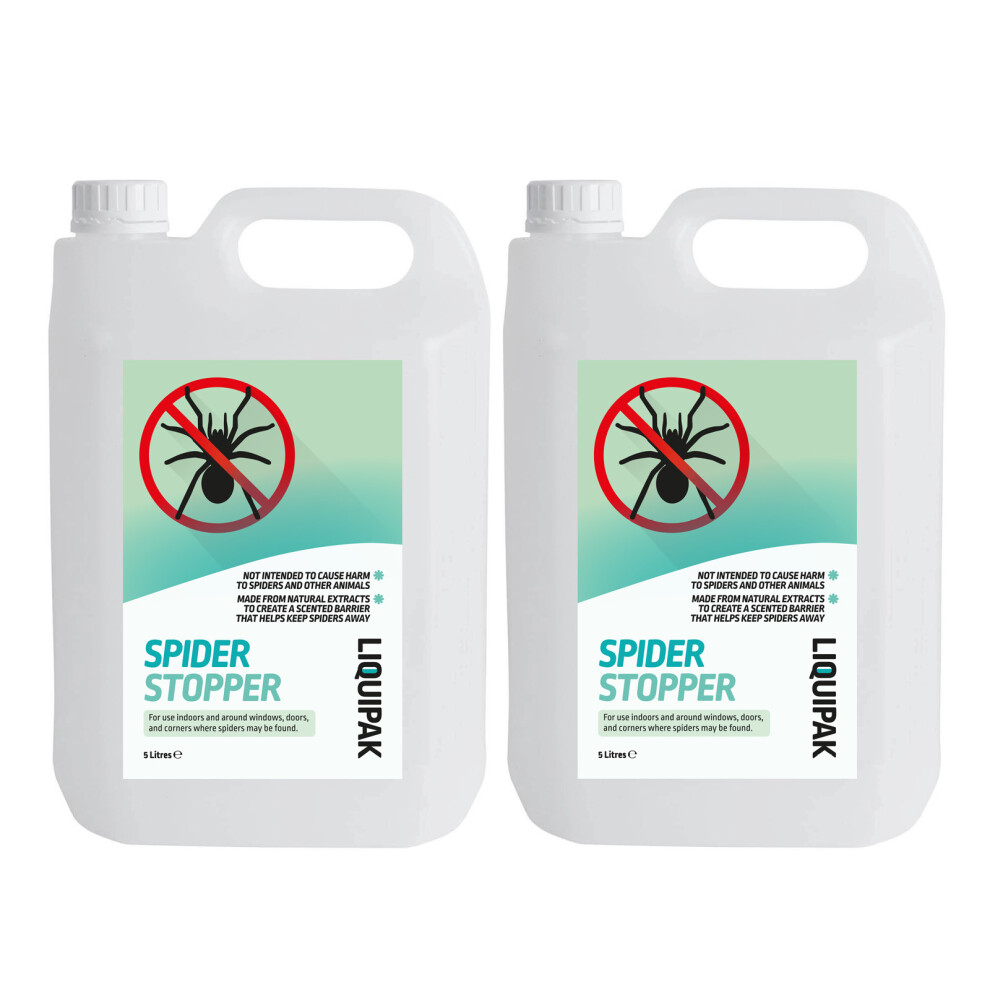 Liquipak Spider Stopper Spray 2 X 5L Alternative To Spider Repellent Spray