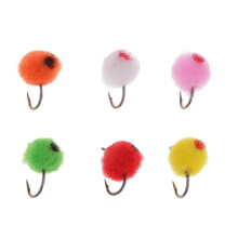 (As show, One size) 36pcs Salmon Egg Flies, Fly Fishing Flies for Steelhead/Trout/Salmon