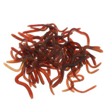 (As show, One size) Artificial Bionics High Quality Soft Silicone Earthworm Fishing Lure Bionic Fishing Bait