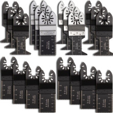 20 Pcs Mix Oscillating Saw Blades, Universal Multitool Quick Release Saw Blades