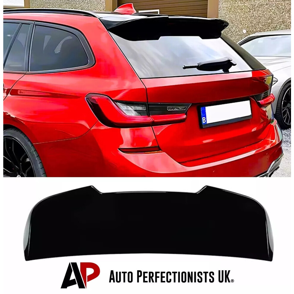 For Bmw 3 Series Estate G21 Wagon Rear Roof Spoiler Wing Lip Body Kit Black 5061072667404