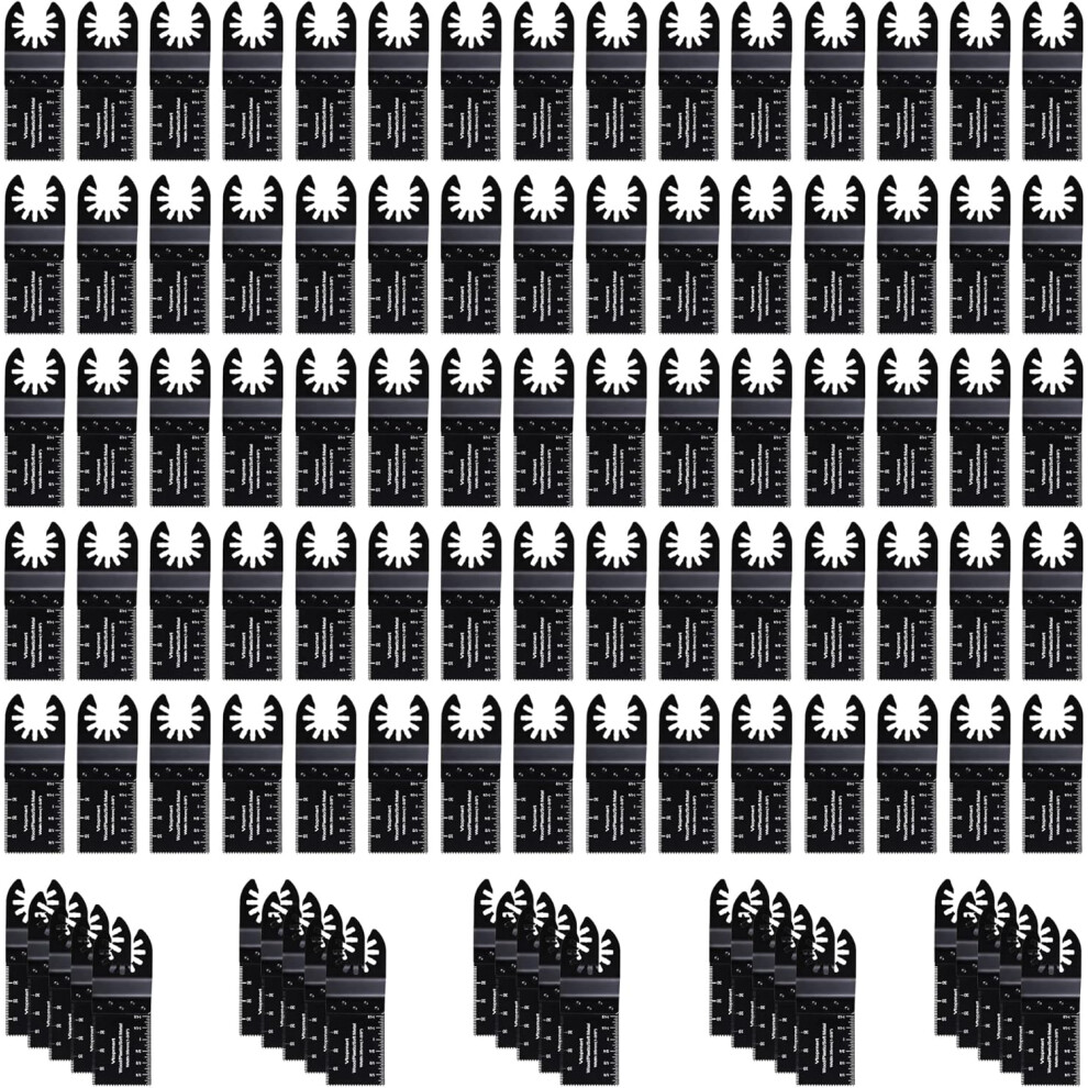 50 Wood Oscillating Multitool Quick Release Saw Blades